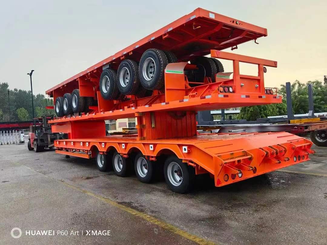 40-foot straight beam frame truck (container transport semi-trailer)