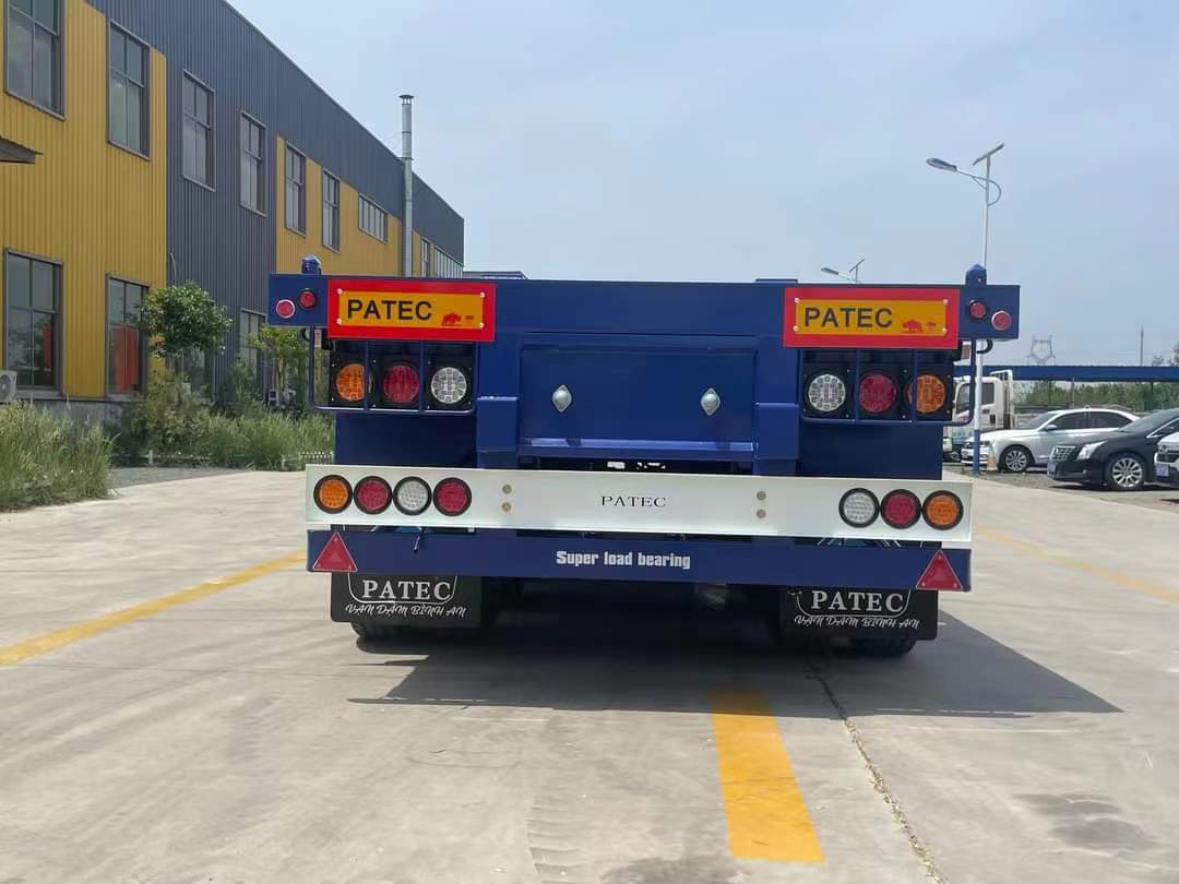 20-foot container rear flip semi-trailer