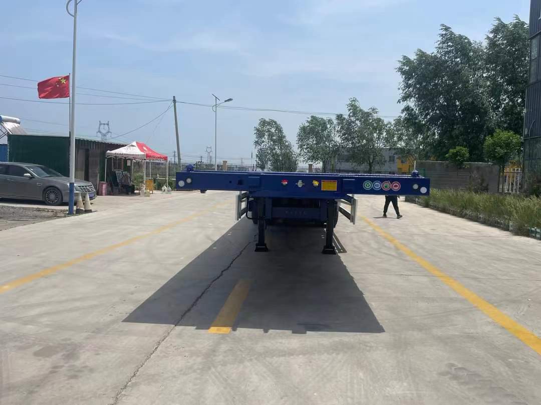 20-foot container rear flip semi-trailer