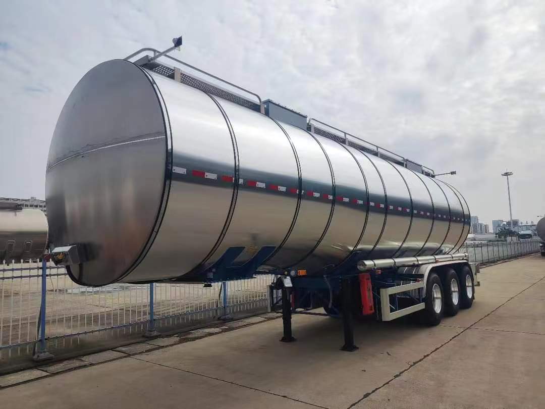38 cubic meter all-aluminum alloy powder tank semi-trailer