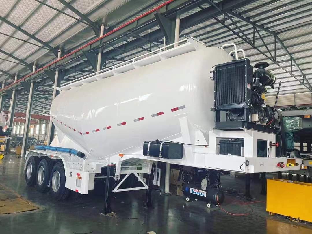 intelligent conveyor belt 10-meter bulk grain transport semi-trailer