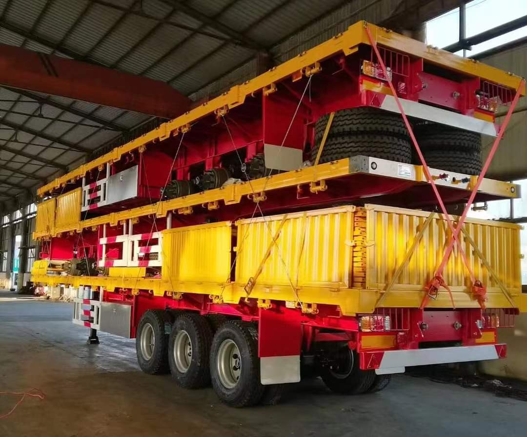 9.5m low flatbed semi-trailer