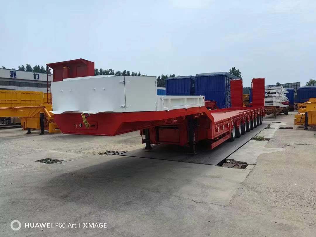 12.5m low flatbed semi-trailer