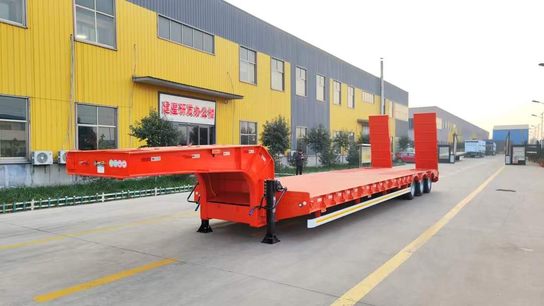 13m low flatbed semi-trailer