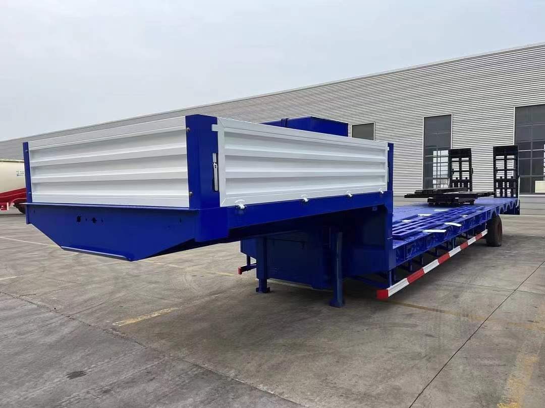 9.5m low flatbed semi-trailer