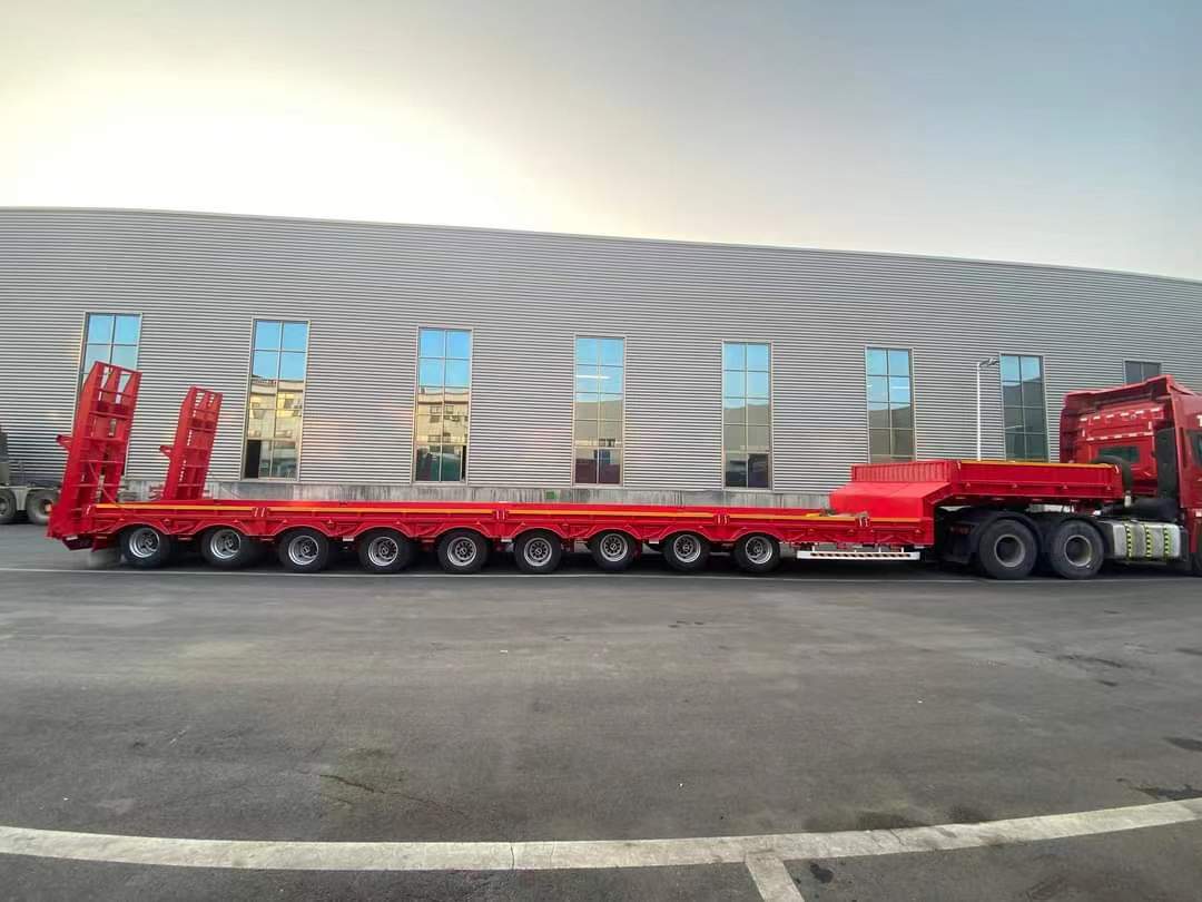 Lowbed Lowboy Semi Trailer For Congo Market