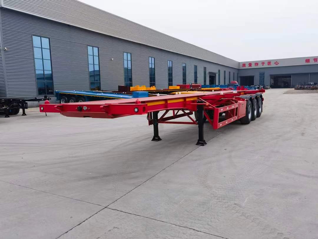 Vietnamese custom-made flatbed semi-trailer