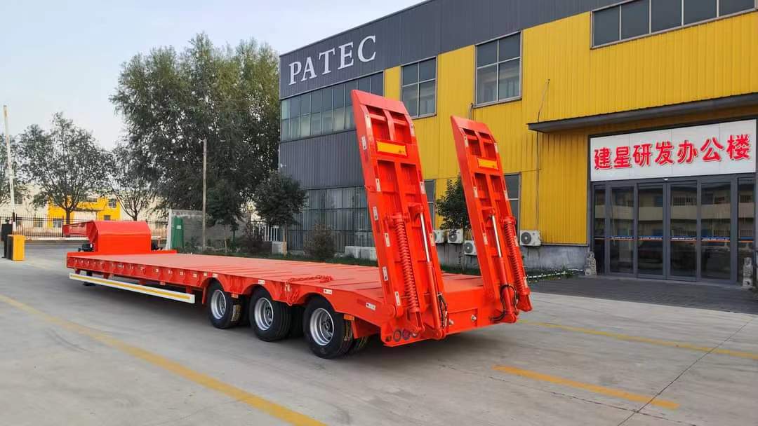 13m low flatbed semi-trailer