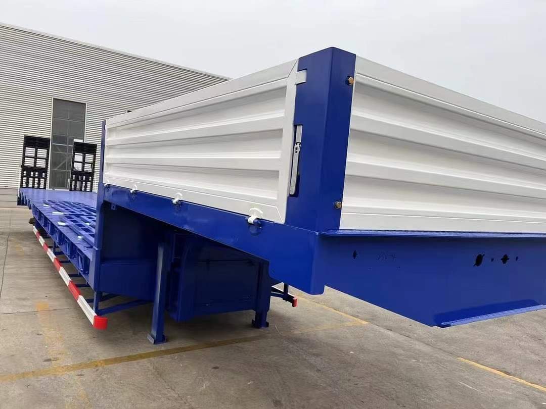 9.5m low flatbed semi-trailer