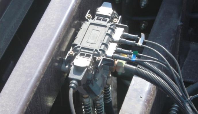   The truck's anti-lock braking (ABS) is what it does
